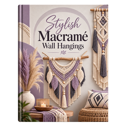 Stylish Macramé Wall Hangings ebook cover